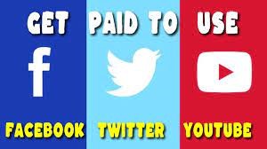 Get paid to use Facebook Twitter and YouTube